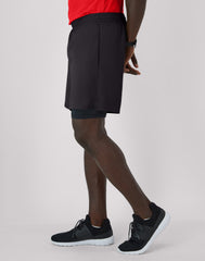 Hanes Moves Men's 2-in-1 Gym Shorts, 5" Inseam