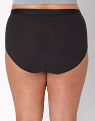 Hanes Just My Size Comfort, Period. Brief Period Underwear, Super Leaks, 2-Pack (PLUS SIZES)