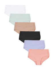Hanes Women's Microfiber Smooth Brief 6-Pack