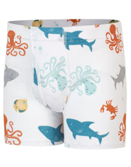 Hanes Pure Comfort Toddler Boys' Underwear Boxer Brief, 7-Pack, Organic Cotton, Theme Pack