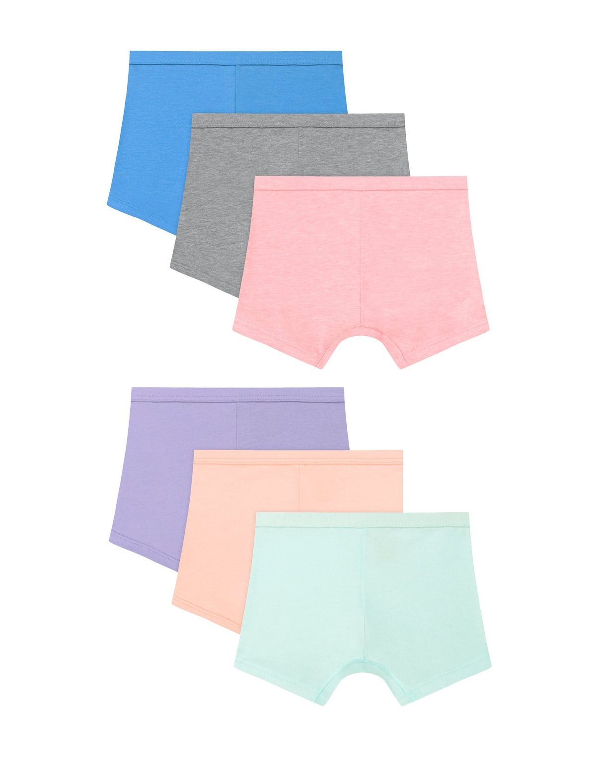 Hanes Toddler Girls' Shorts Pack, 6-Pack, Cotton Stretch