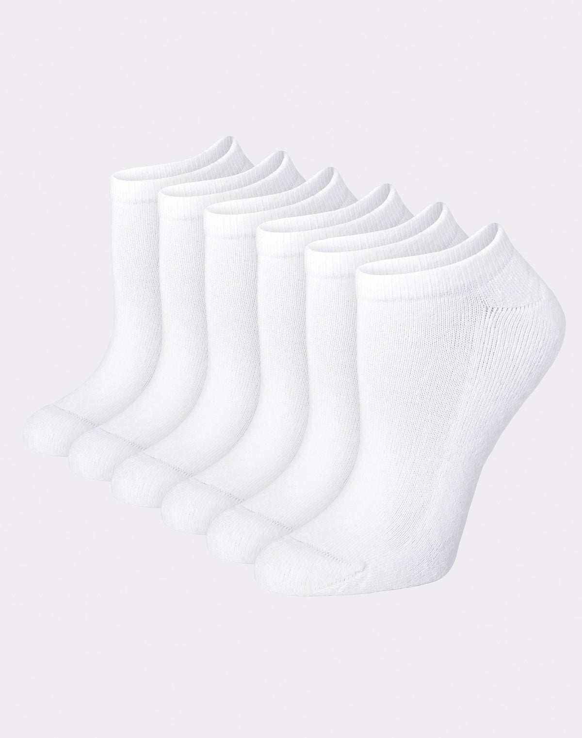 Hanes Ultimate Women's No Show Socks, Cushioned, 6-Pairs
