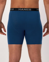 Hanes Ultimate Comfort Flex Fit Total Support Pouch Men's Boxer Brief Underwear, Red/Blue/Black/Grey, 4-Pack