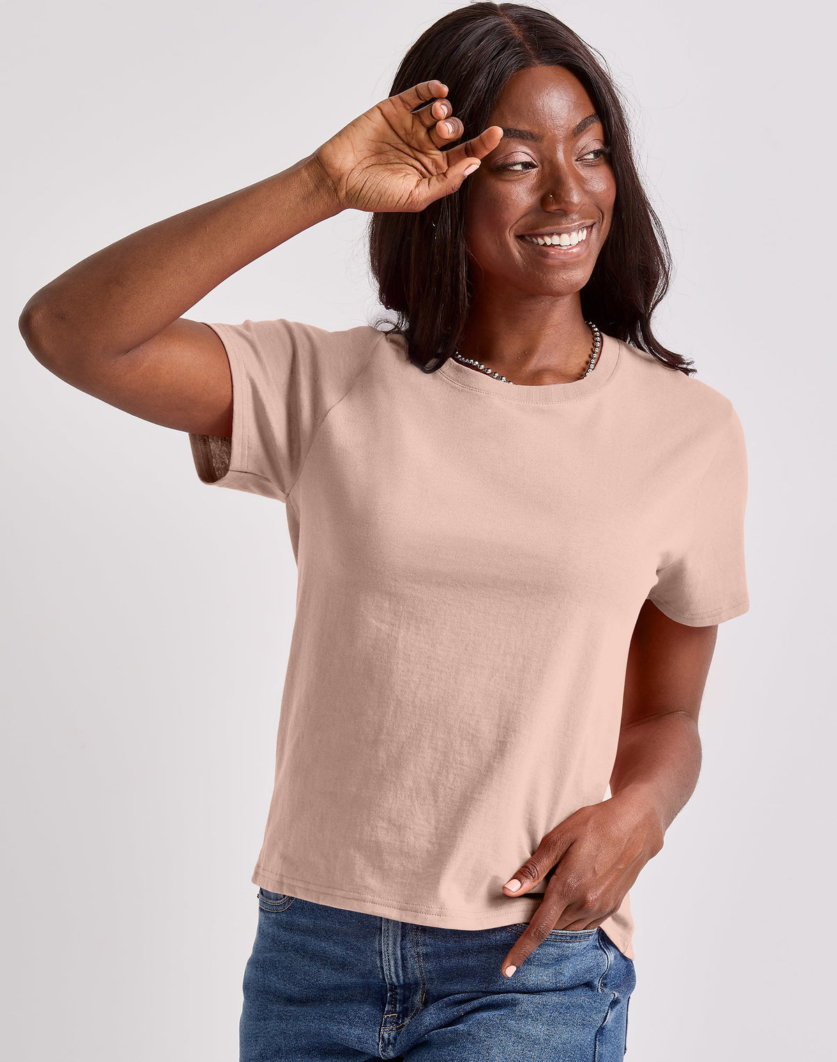 Hanes Essentials Women's Cotton T-Shirt, Classic Fit