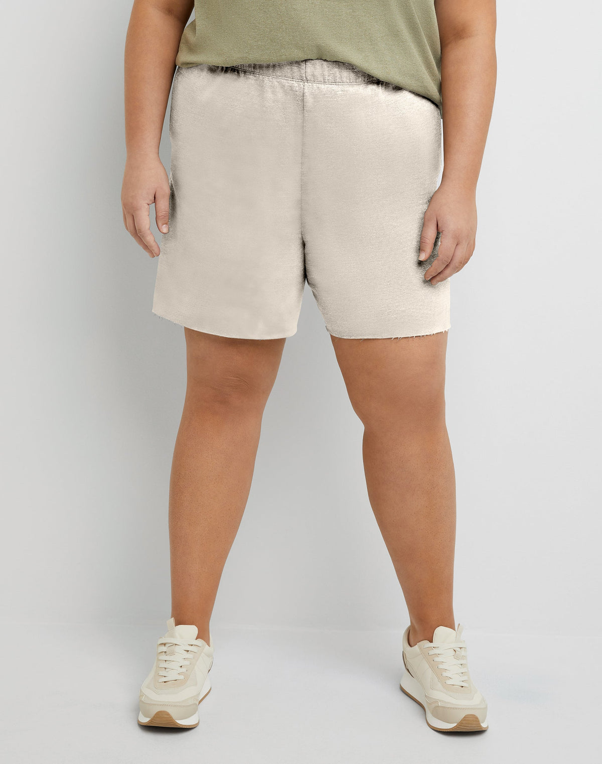 Hanes Originals Women's French Terry Shorts, 5" (Plus Size)