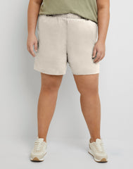 Hanes Originals Women's French Terry Shorts, 5" (Plus Size)