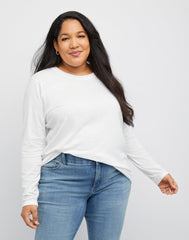 Hanes Originals Women's Tri-Blend Long-Sleeve T-Shirt (Plus Size)