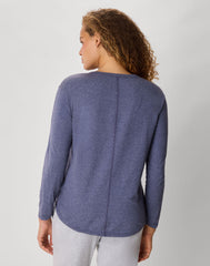 Hanes Originals Tri-Blend Women's Long Sleeve T-Shirt, Relaxed Fit