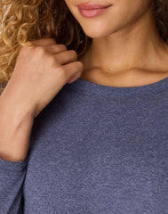 Hanes Originals Tri-Blend Women's Long Sleeve T-Shirt, Relaxed Fit