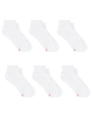 Hanes Women's Performance Ankle Socks, Cushioned, 6-Pairs
