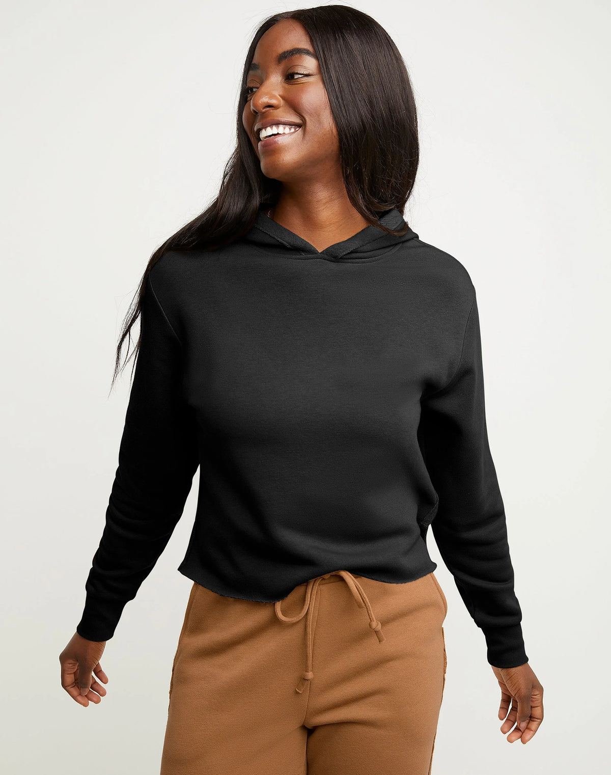 Hanes Women's Raw Edge Hoodie, Pullover