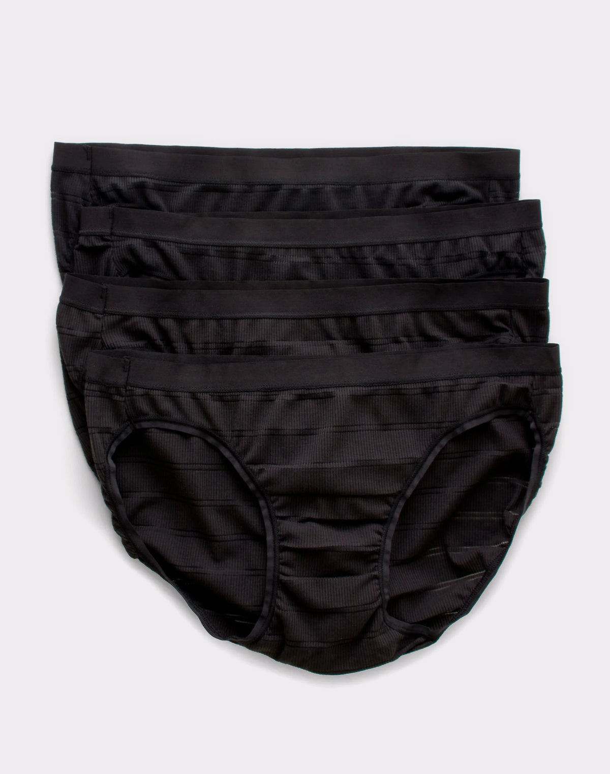 Hanes Ultimate Comfort Flex Fit Women's Bikini Underwear, 4-Pack