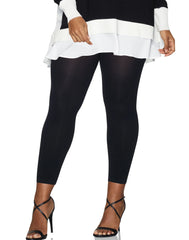 Hanes Curves Blackout Footless Tights (Plus Size)