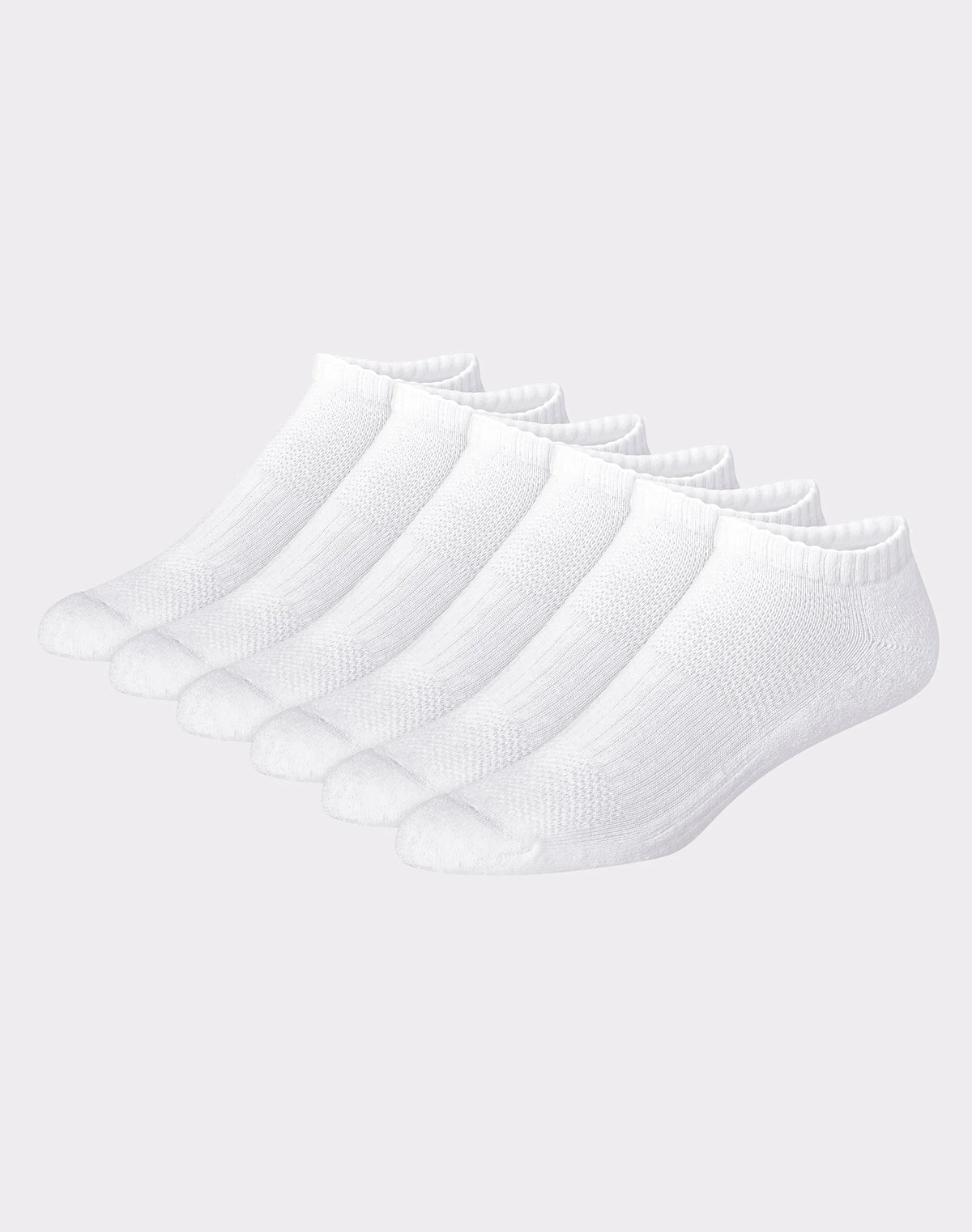 Hanes Men's Performance Cushioned Big & Tall Low Cut Socks, 6-Pack