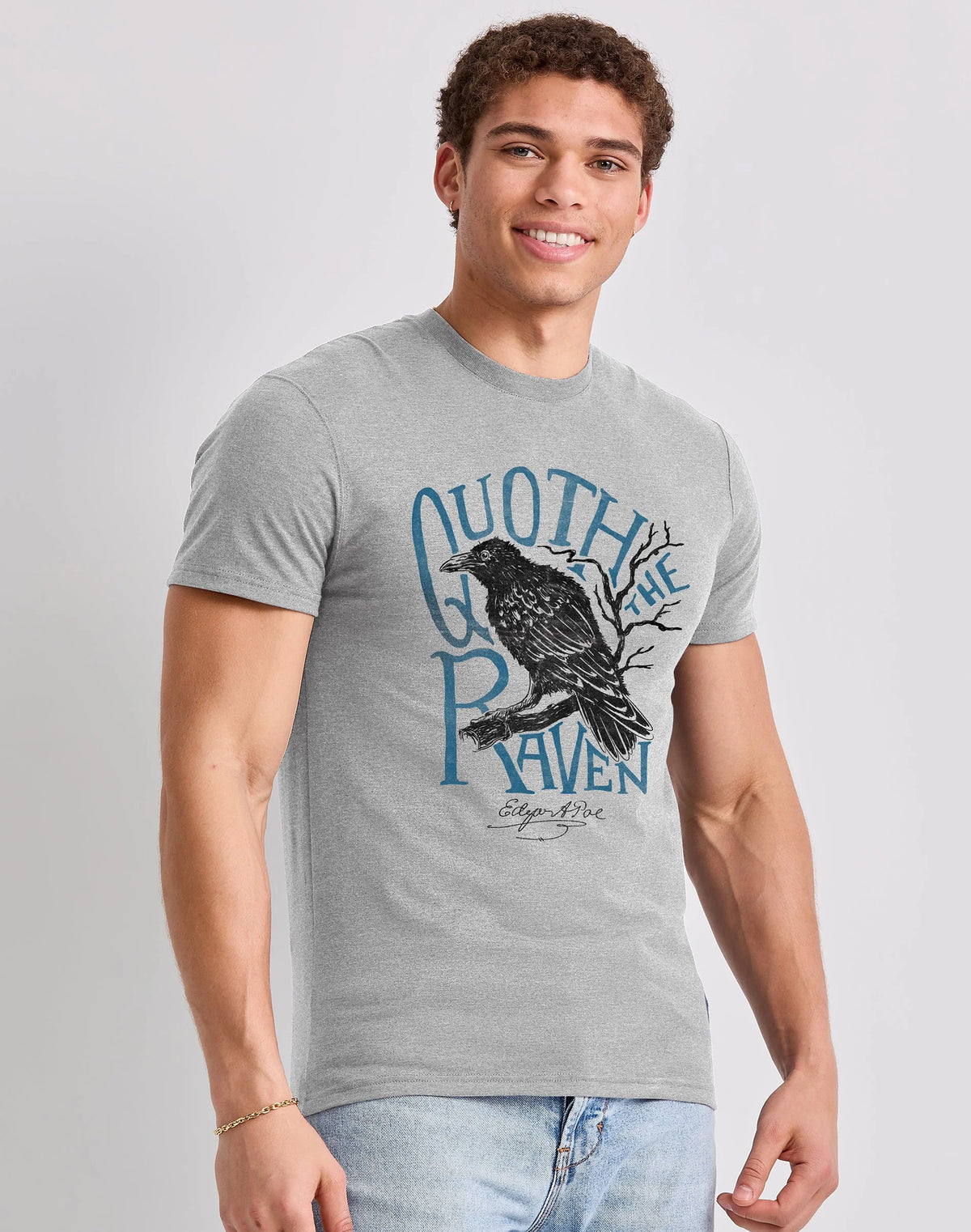 Hanes Men's Edgar Allen Poe Graphic Tee