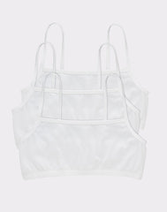Hanes Women's String Crop Bralette, 3-Pack
