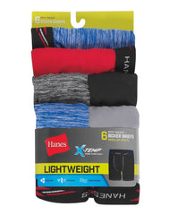 Hanes X-Temp Boys' Lightweight Boxer Briefs, Assorted, 6-Pack