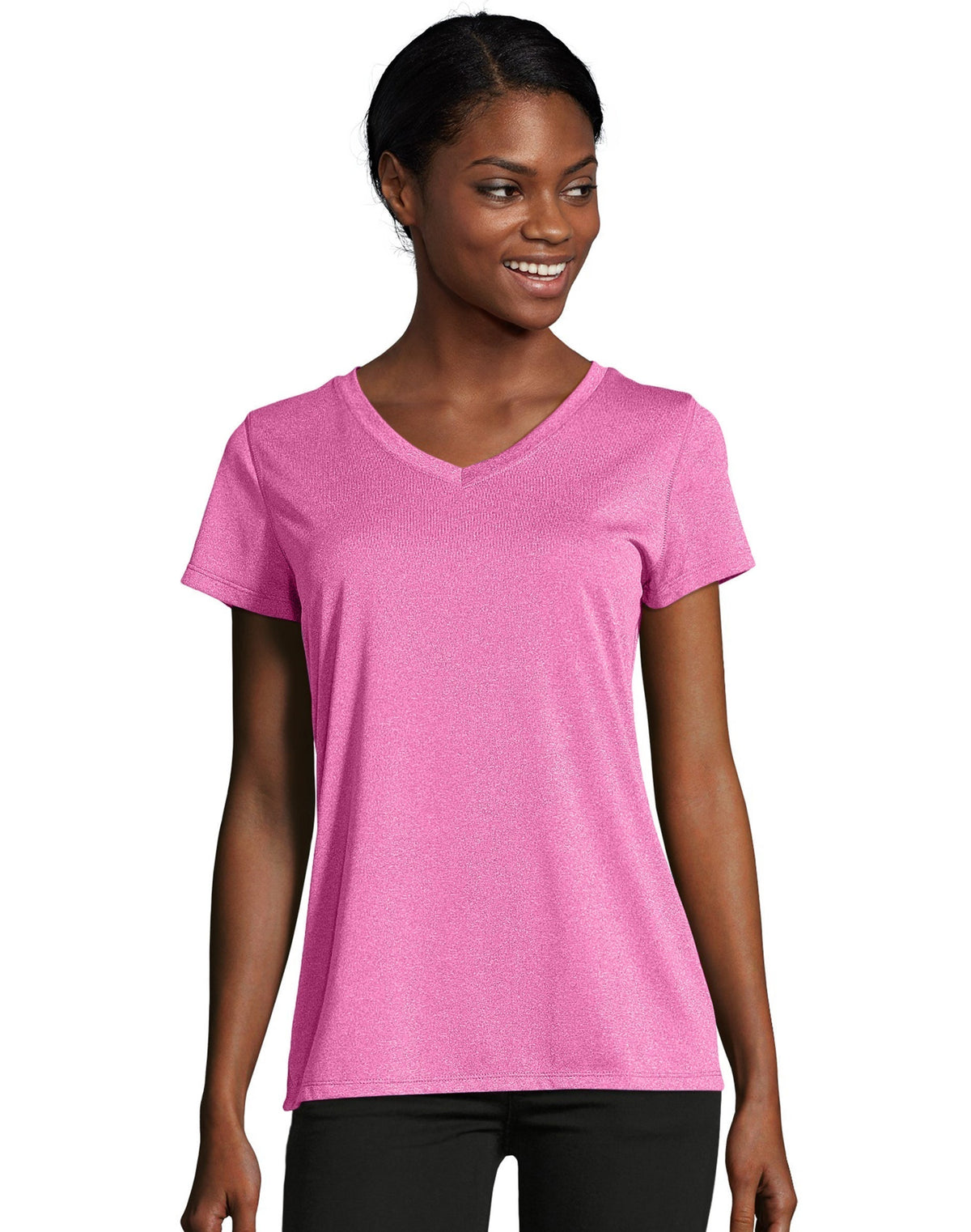 Hanes Sport Women's Performance V-Neck T-Shirt